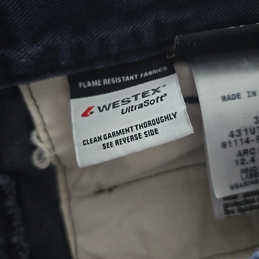 Workrite‎ Westex Ultra Soft FR Flame Resistant Mens Size 32X28 Navy Pants
